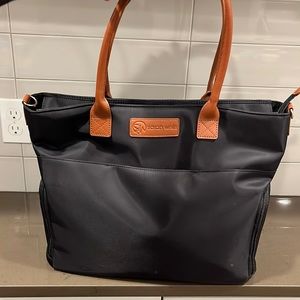 Sarah Wells Abby Breast Pump Bagwith Real Leather Straps